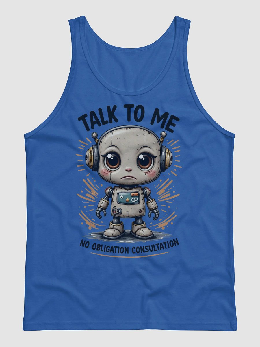 Sad Lonely Robot Melancholy Consultation Tank product image (4)