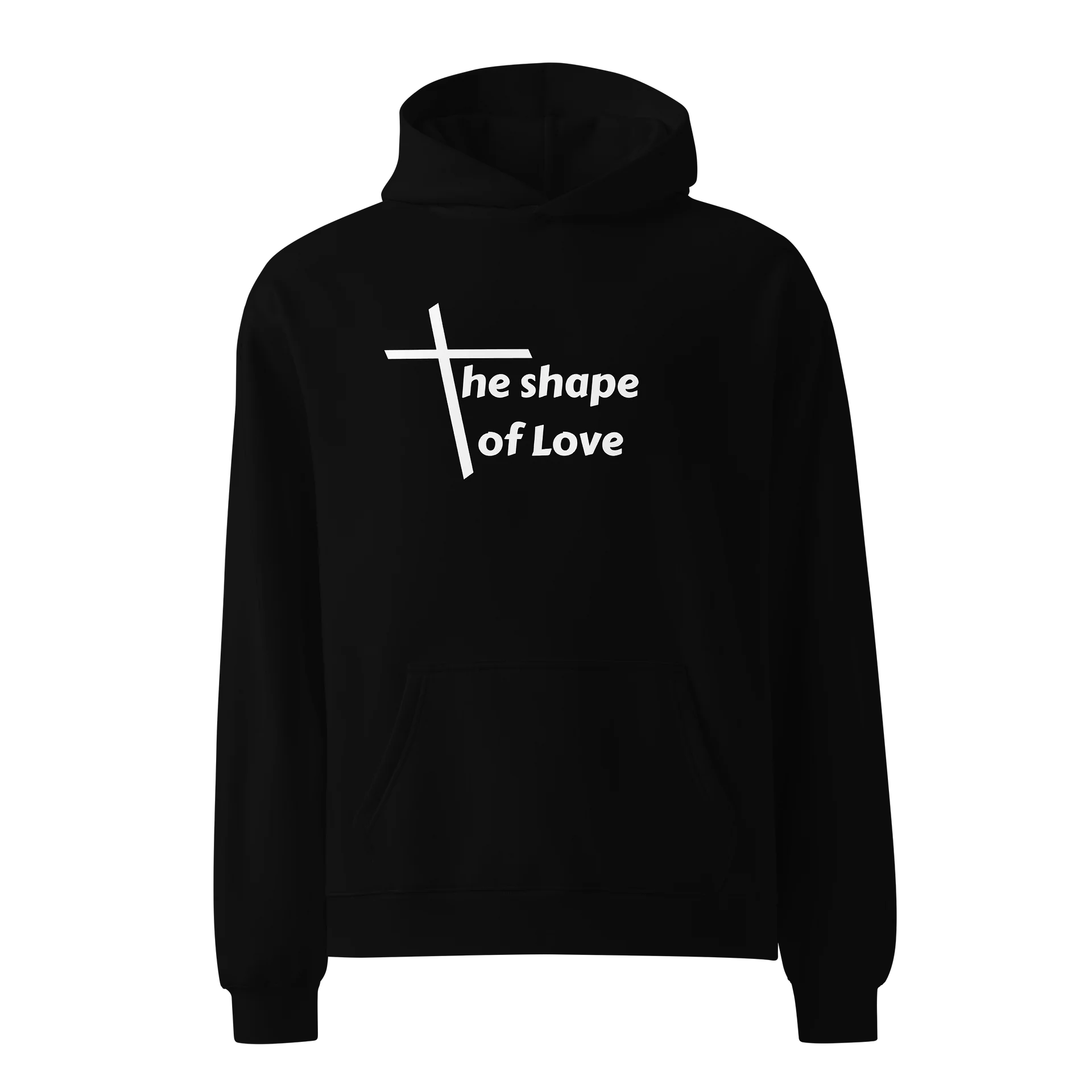 The shape of love hoodie product image (1)