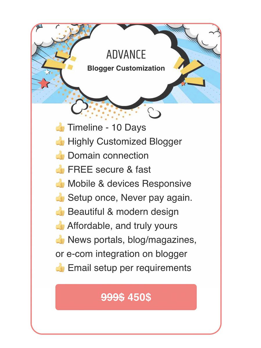 Advance Blogger Customization product image (2)