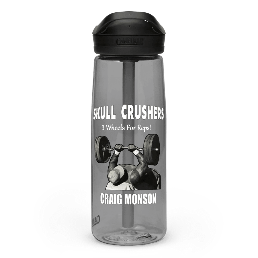 Craig Monson Three Wheels For Reps! Sports Water Bottle product image (1)