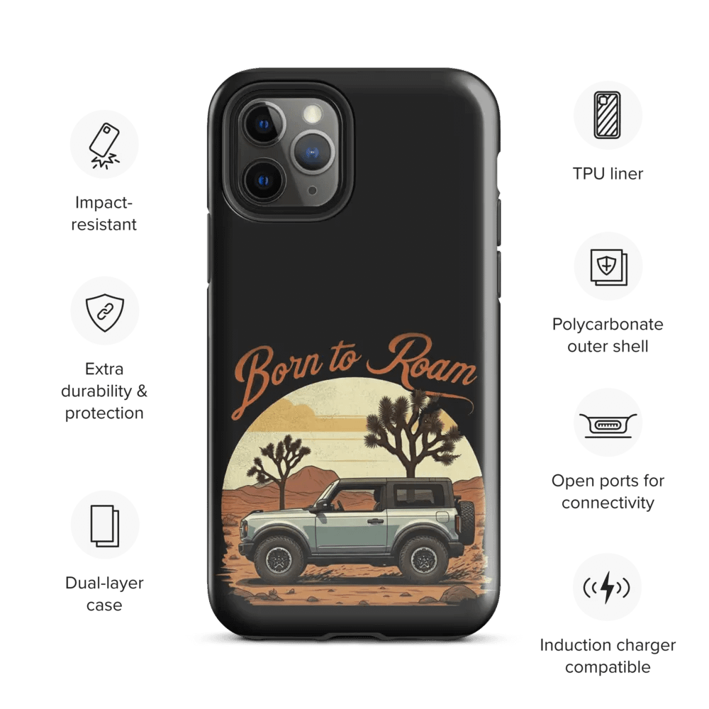 Born to Roam Tough iPhone Case product image (28)