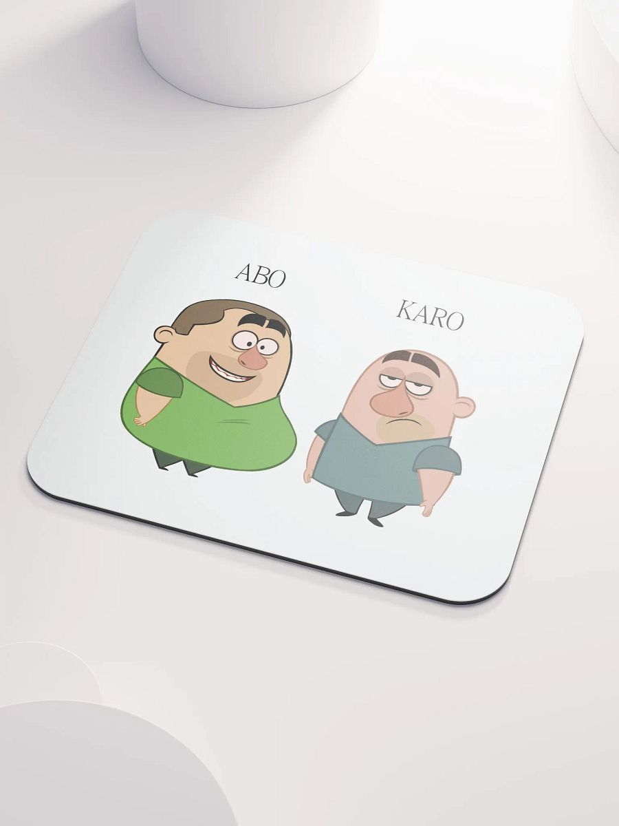 Abo and Karo - Dynamic Duo Mouse Pad product image (3)