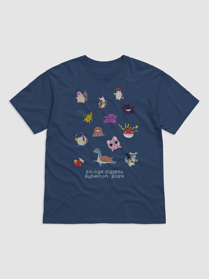Subathon 2024 Commemorative Pokemanz Tshirt product image (1)