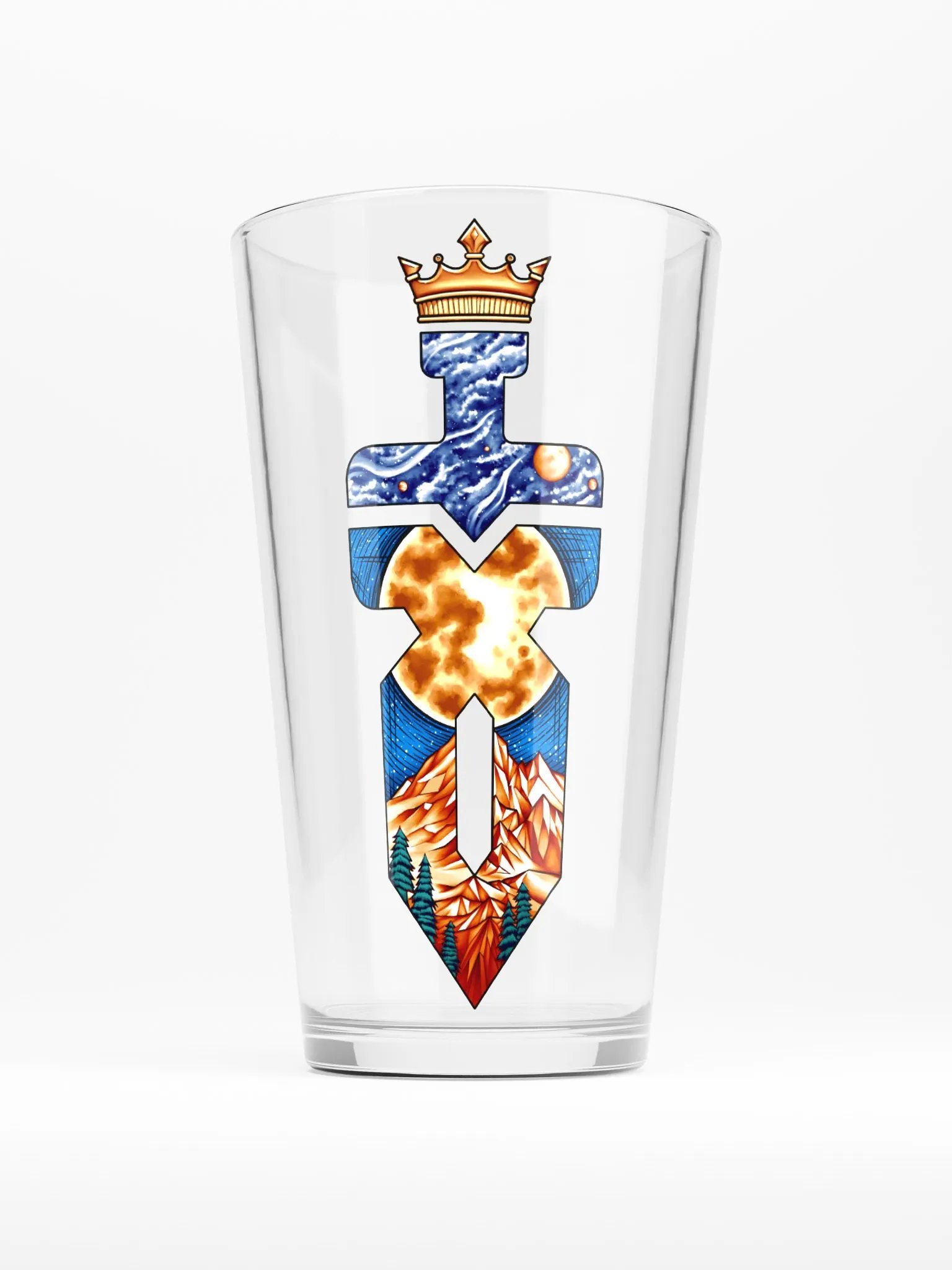 Shaker Pint Glass (Color Logo) product image (1)