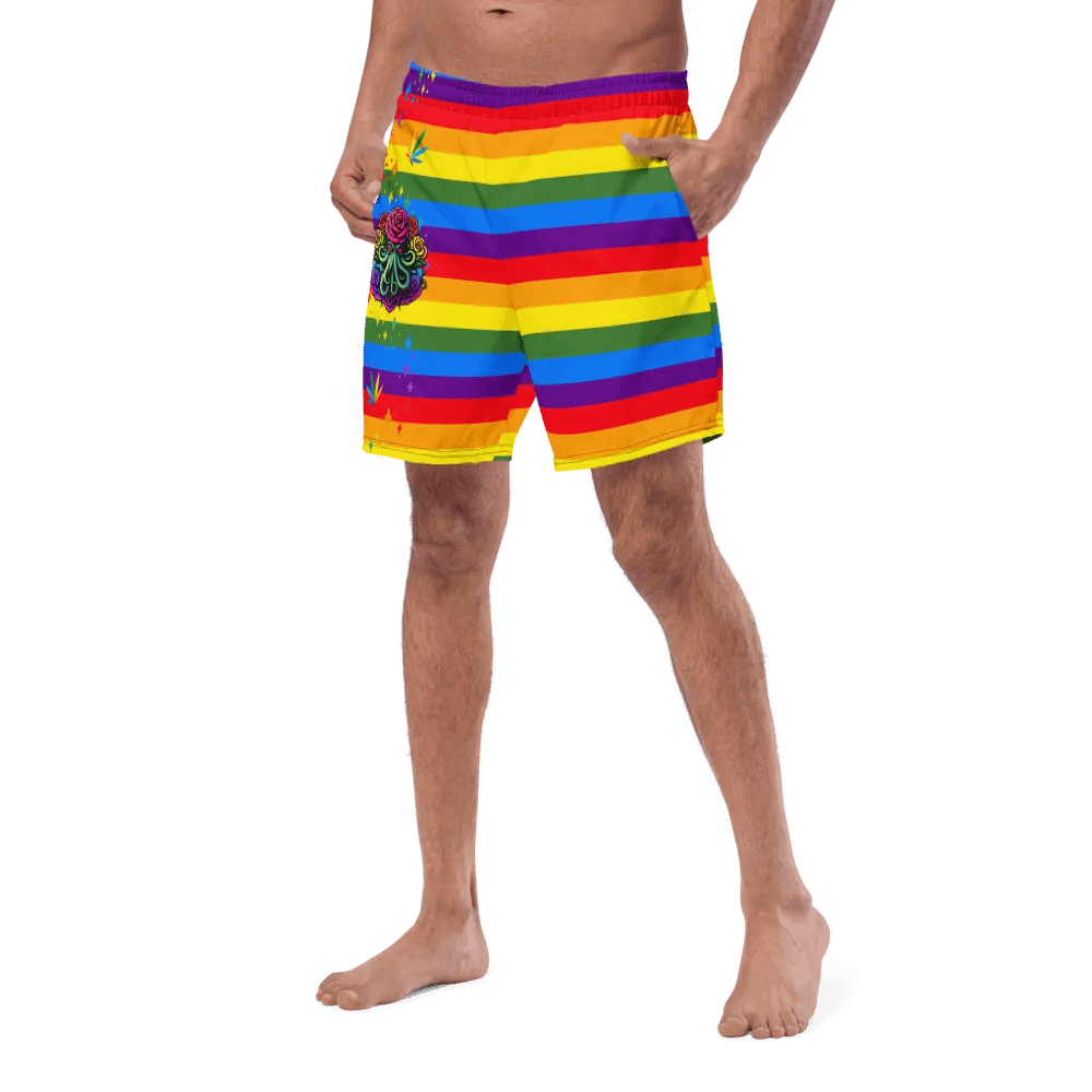PRIDE Cthulhu Royalty Swim Shorts product image (7)