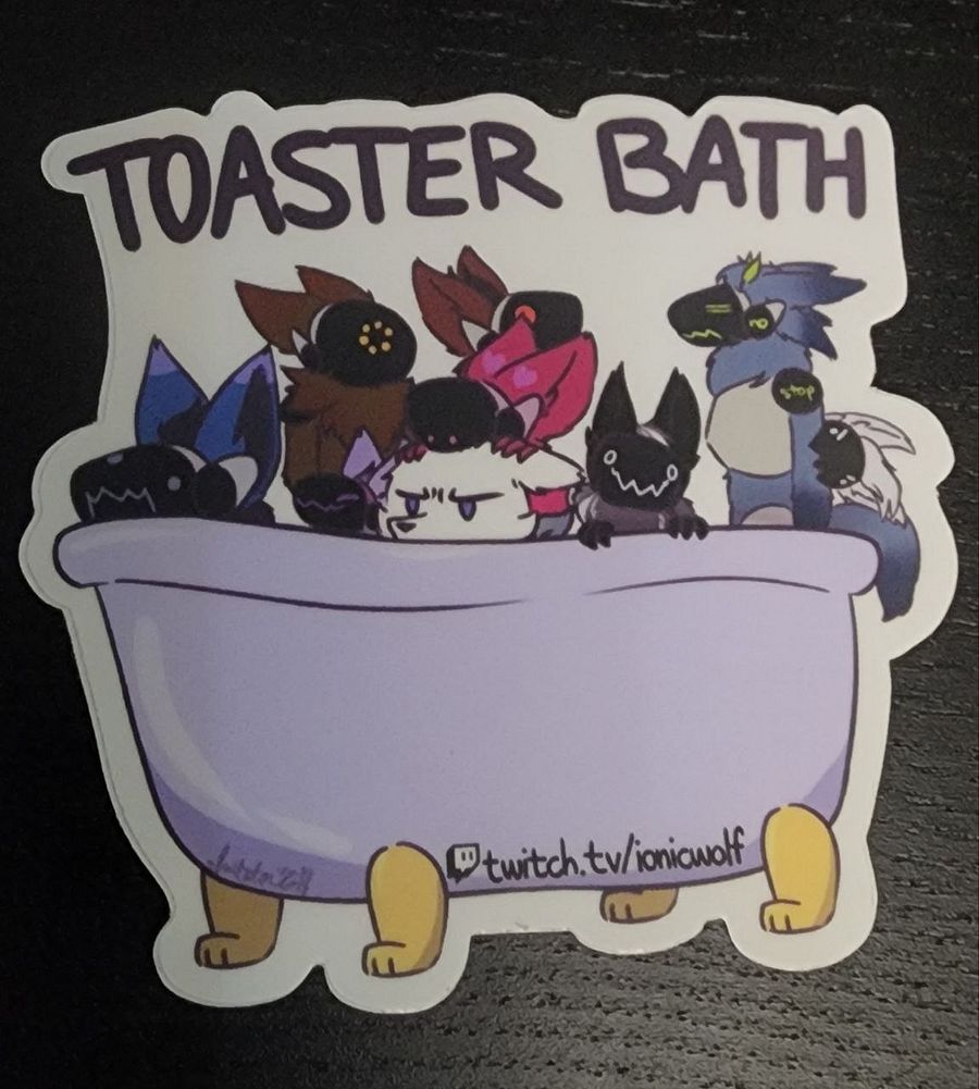 Toaster Bath Sticker product image (1)