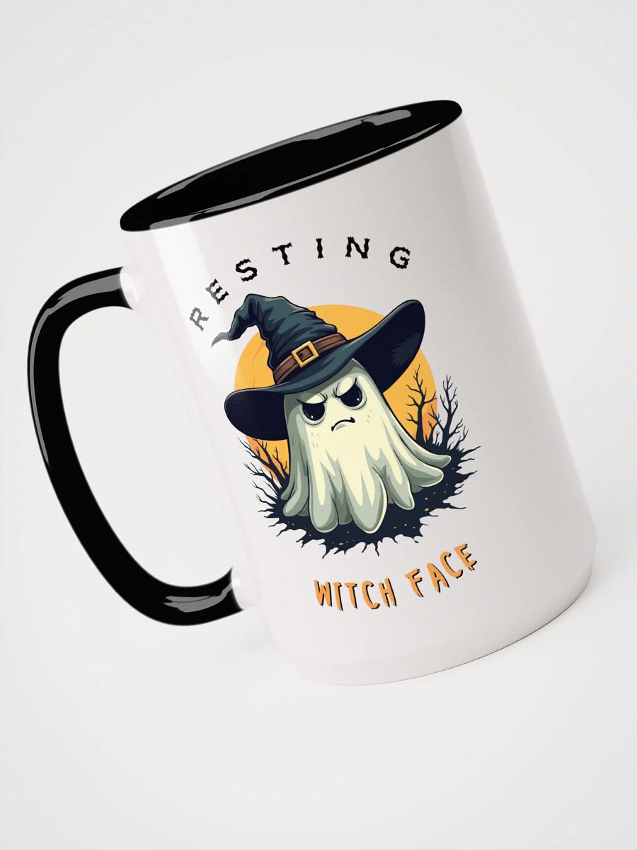 Resting Witch Face Color Inside Mug (15oz.) product image (4)
