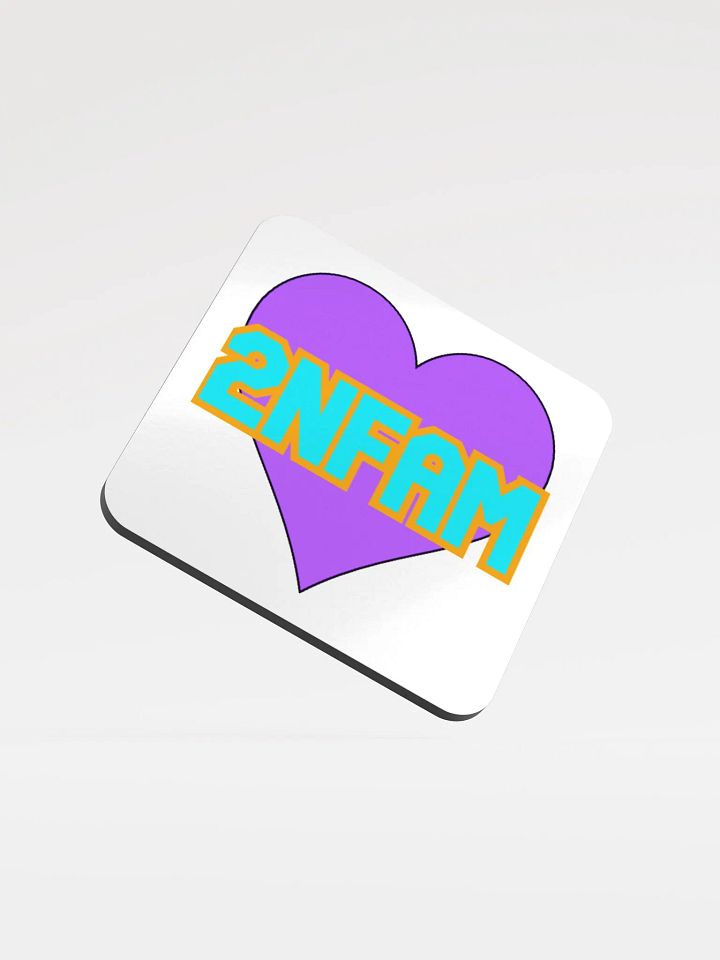2NFAM Heart Coaster (White) product image (1)
