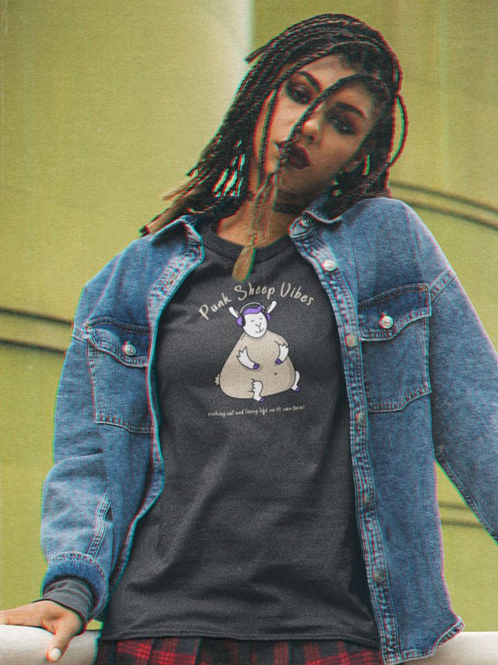 Punk Sheep Vibes Graphic Tee product image (2)