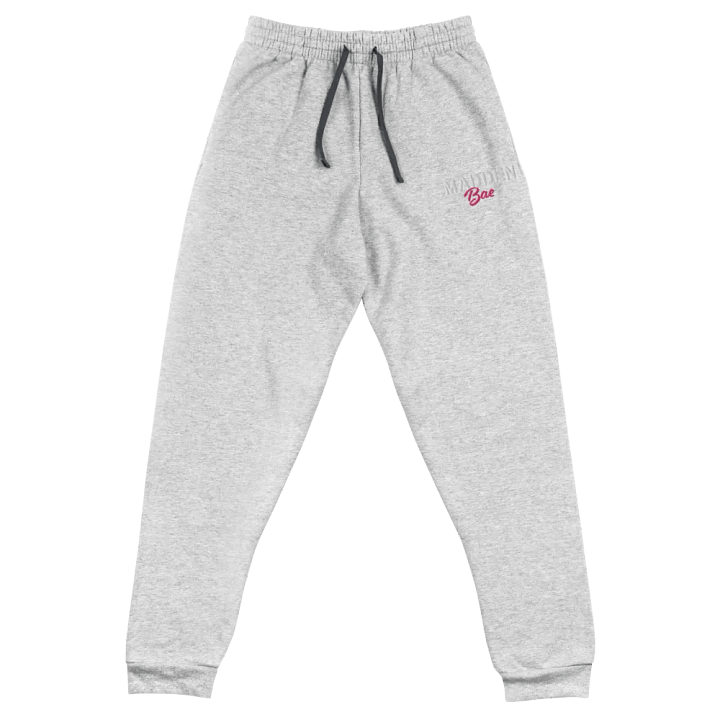 Stitched Unisex Joggers (White Logo) product image (1)