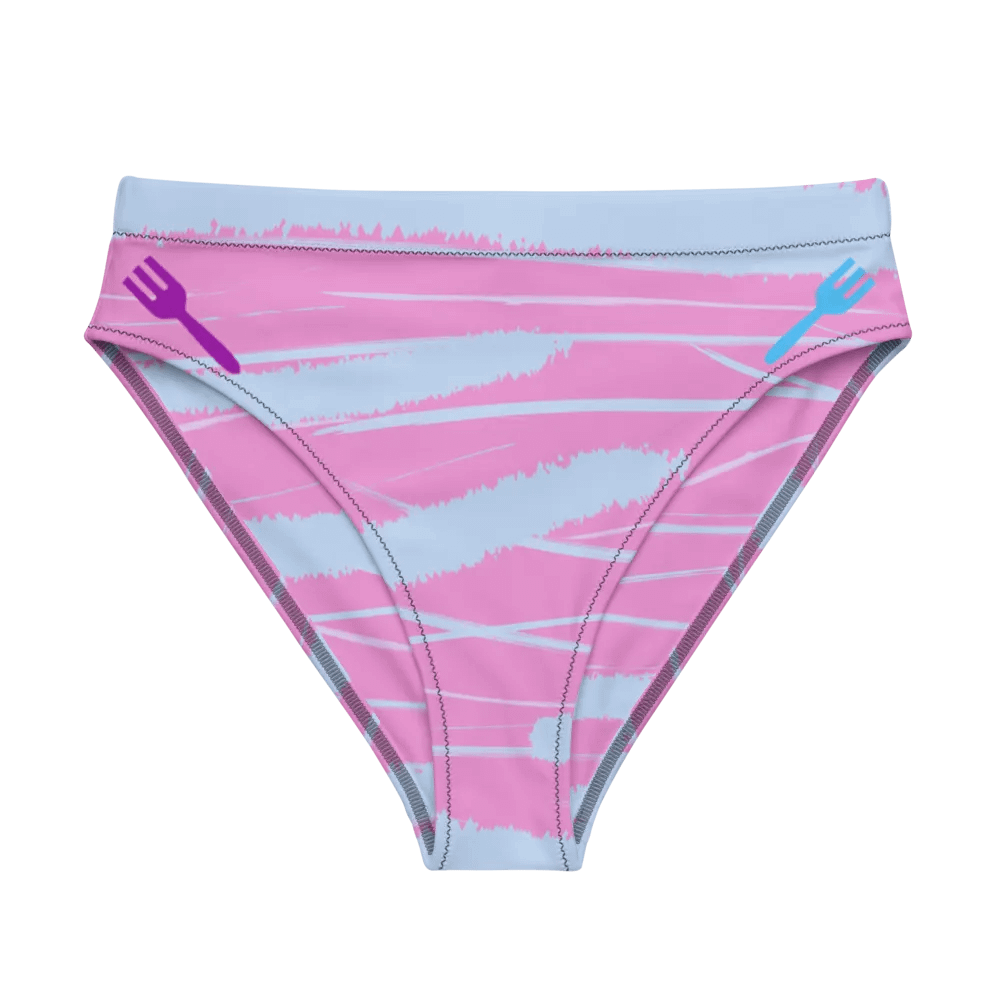 Crossed FoRks Recycled High-Waisted Bakini Bottom product image (1)