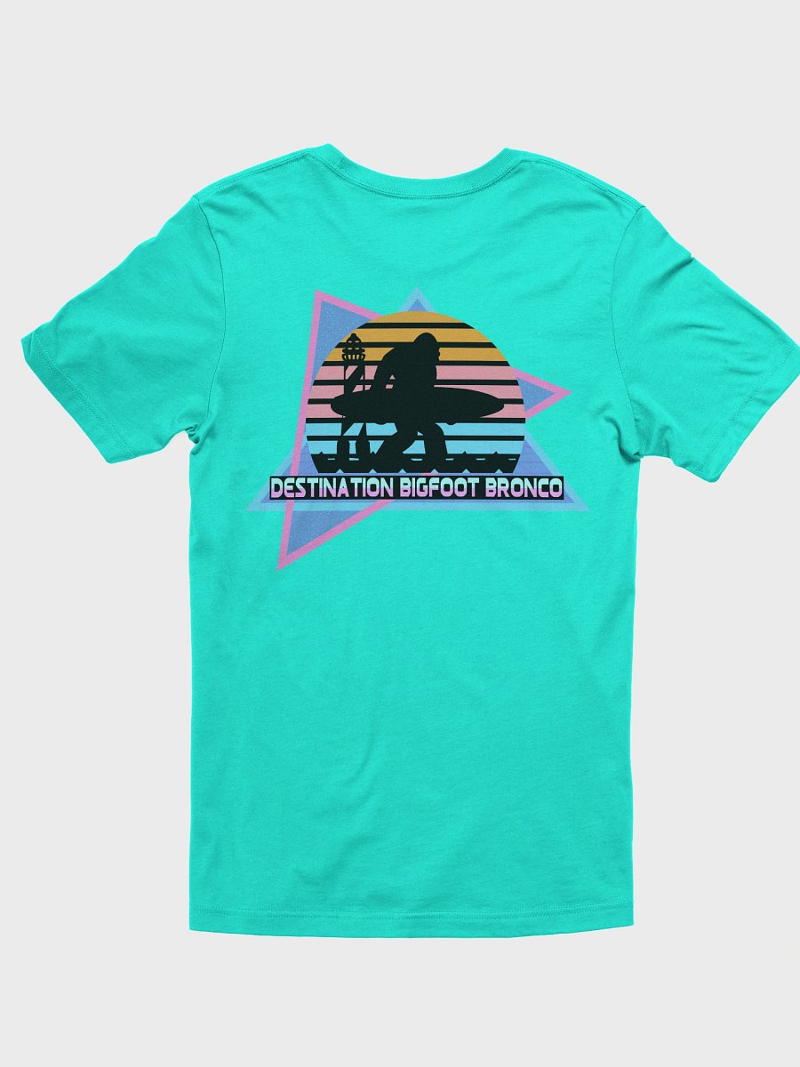 Destination Bigfoot Bronco Retro-Inspired T-Shirt (Teal) product image (2)