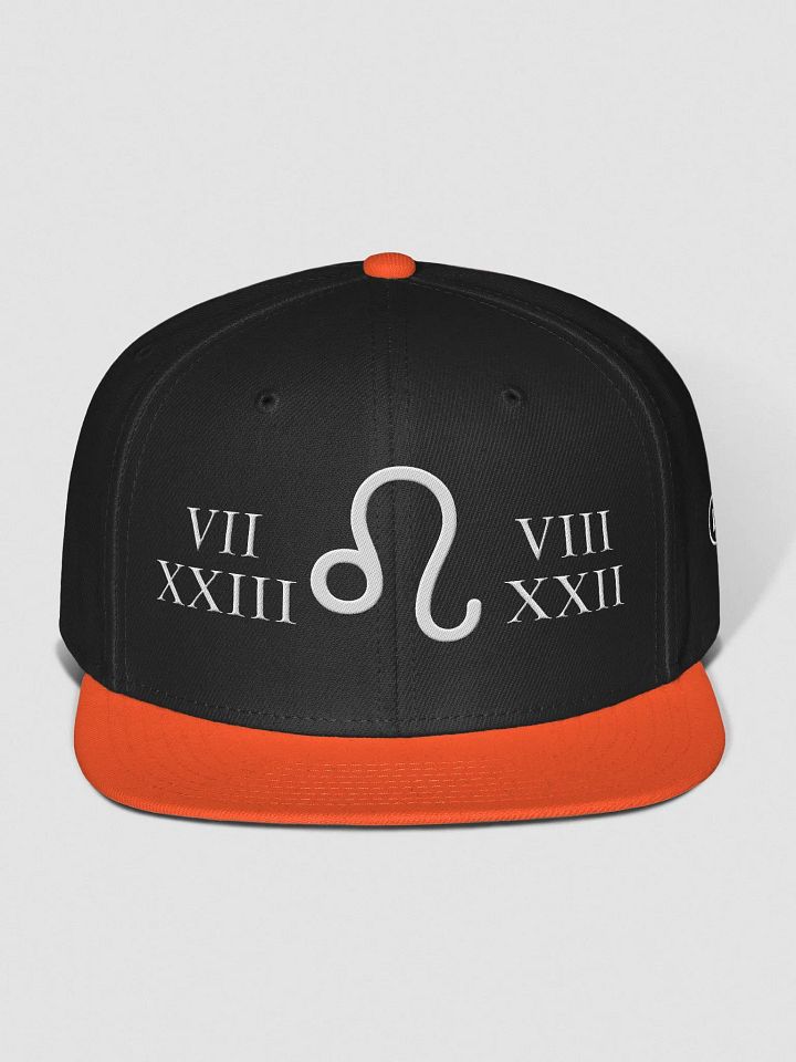 Leo Zodiac Sign "Courage" : Fierce Heart Snapback Cap product image (1)