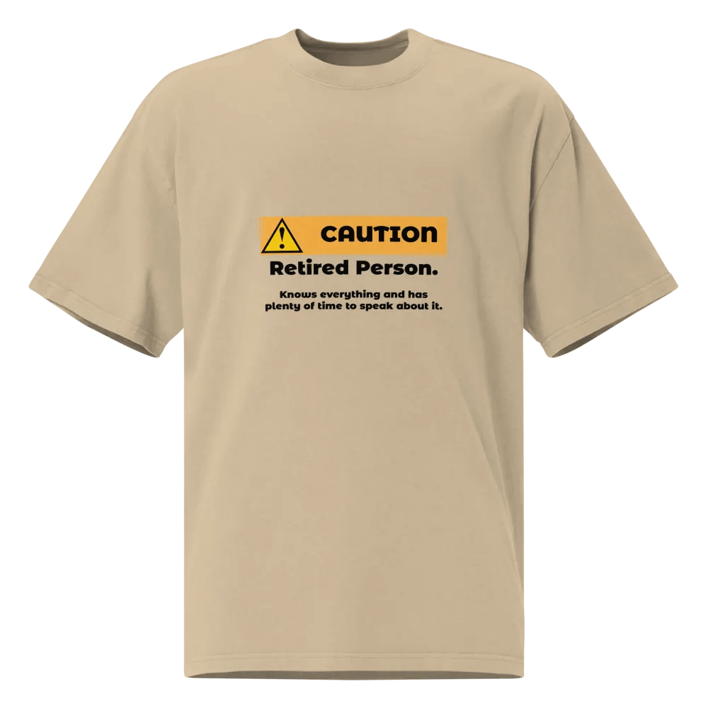 Caution Retired Person product image (1)