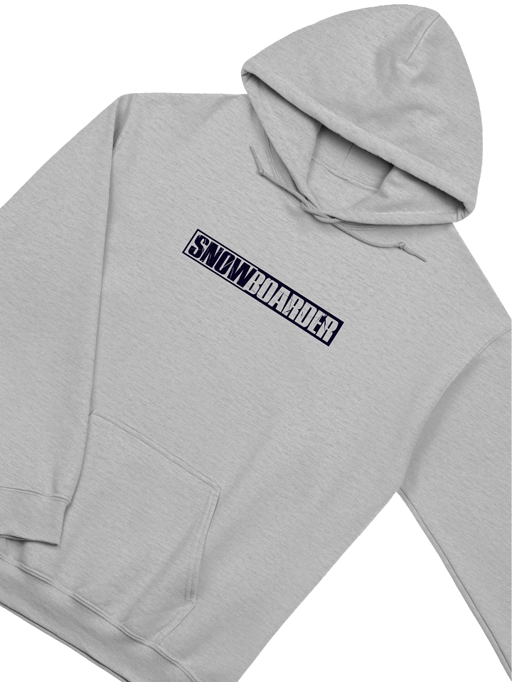 Snowboarder Lockup Logo | Hoodie (Light) product image (5)