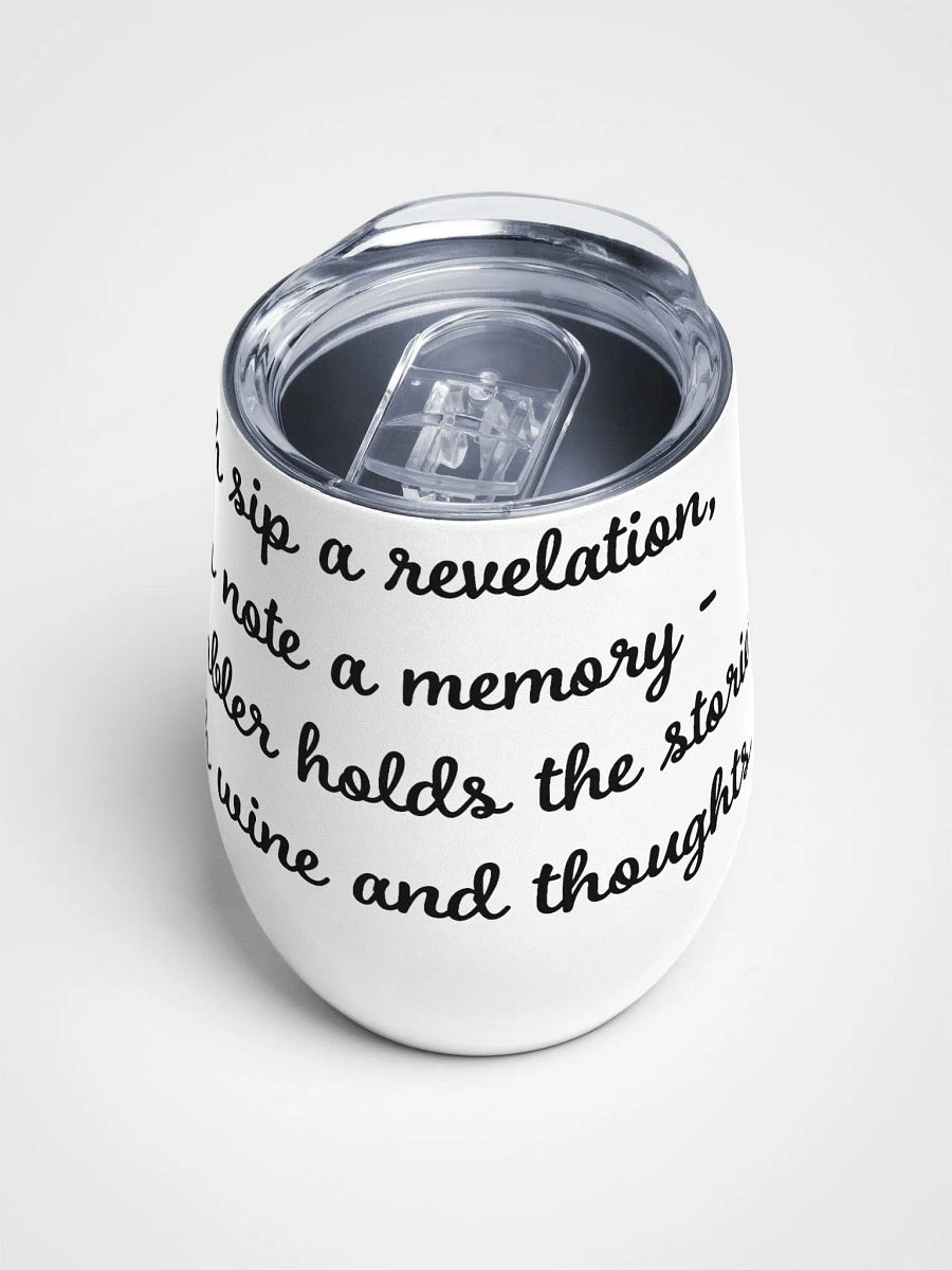 NeonHalo Notes Wine Tumbler product image (5)