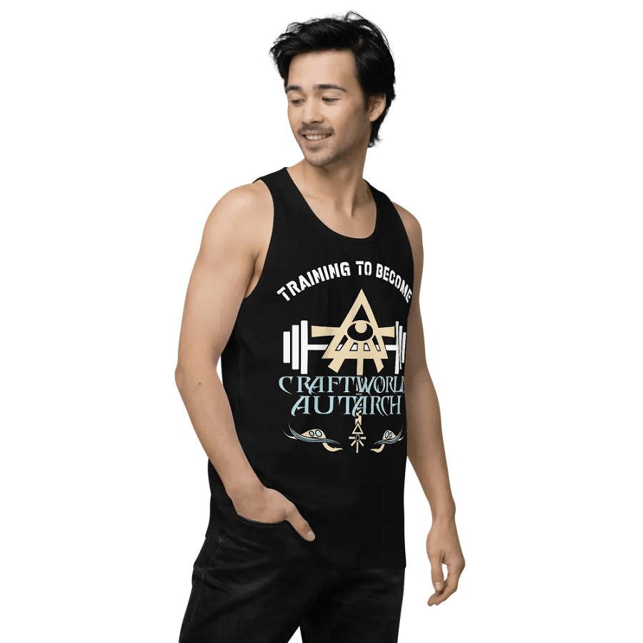 Training to Become Craftworld Autarch - Warhammer Aeldari Gym Tank top product image (4)