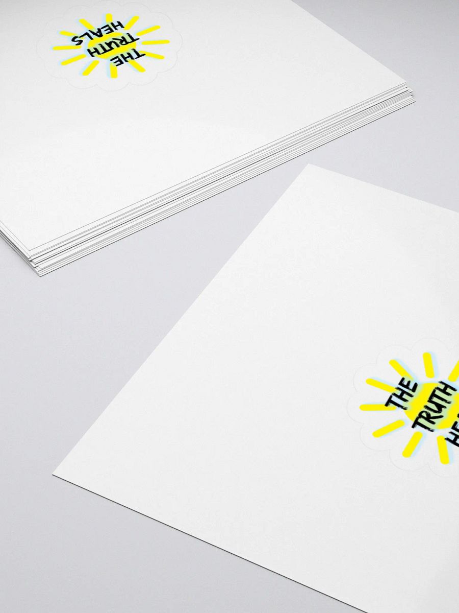 The Truth Heals Sunburst Stickers product image (4)