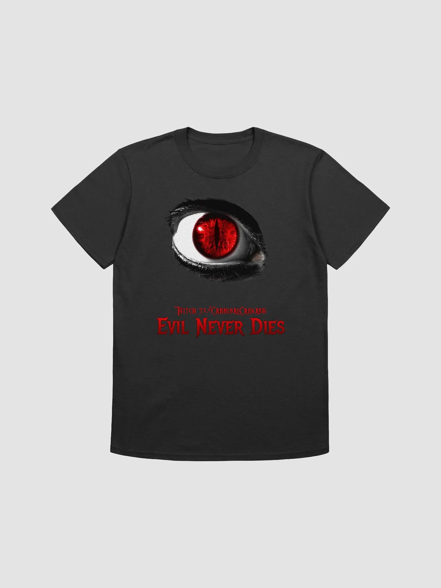 Evil Never Dies Logo T-Shirt (Red) product image (1)