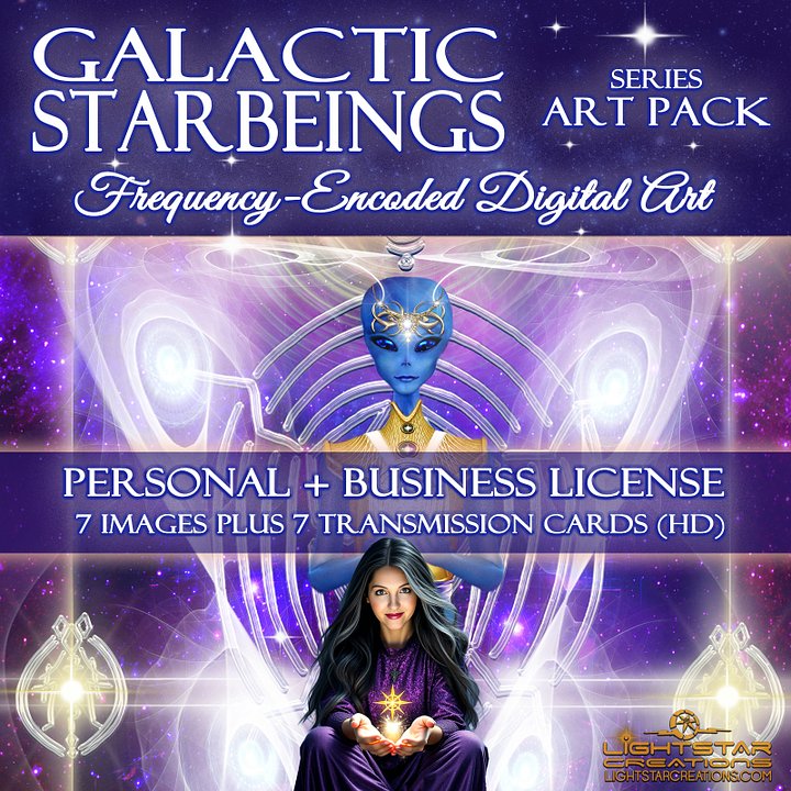 Galactic Starbeings Series Pack—Digital Art Bundle (Personal + Business License) product image (1)