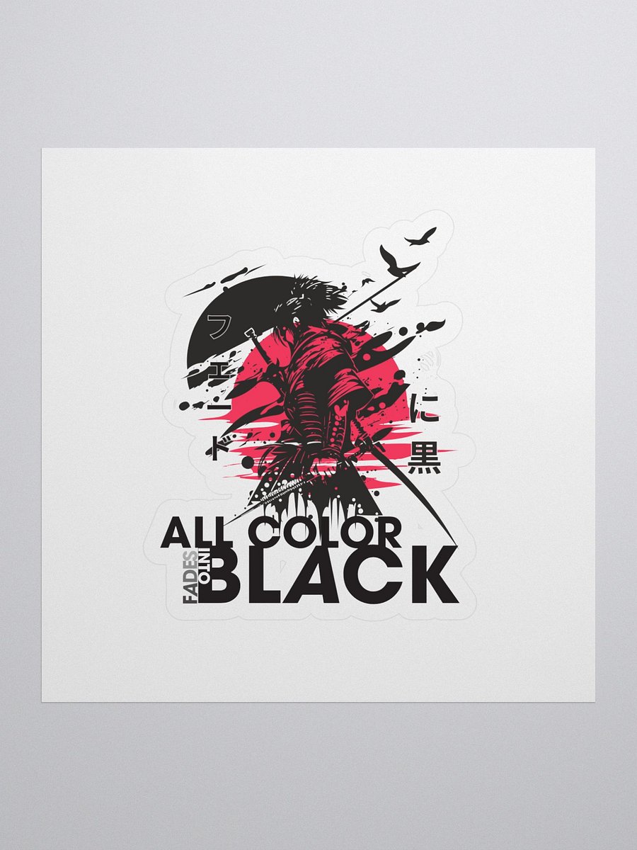All Color Fades To Black Kiss Cut Stickers product image (1)