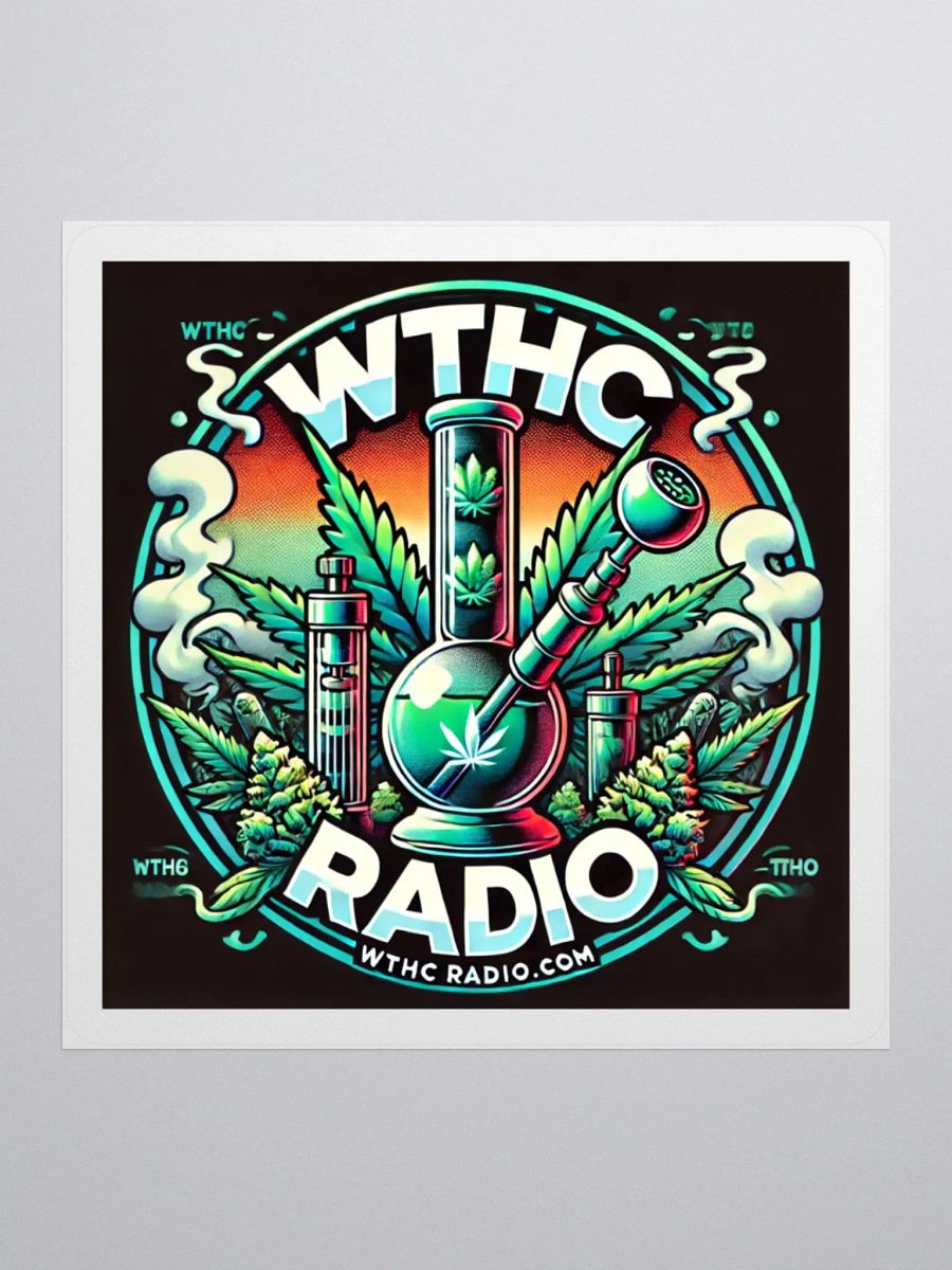 Da WTHC Radio Kiss Cut Stickers product image (2)