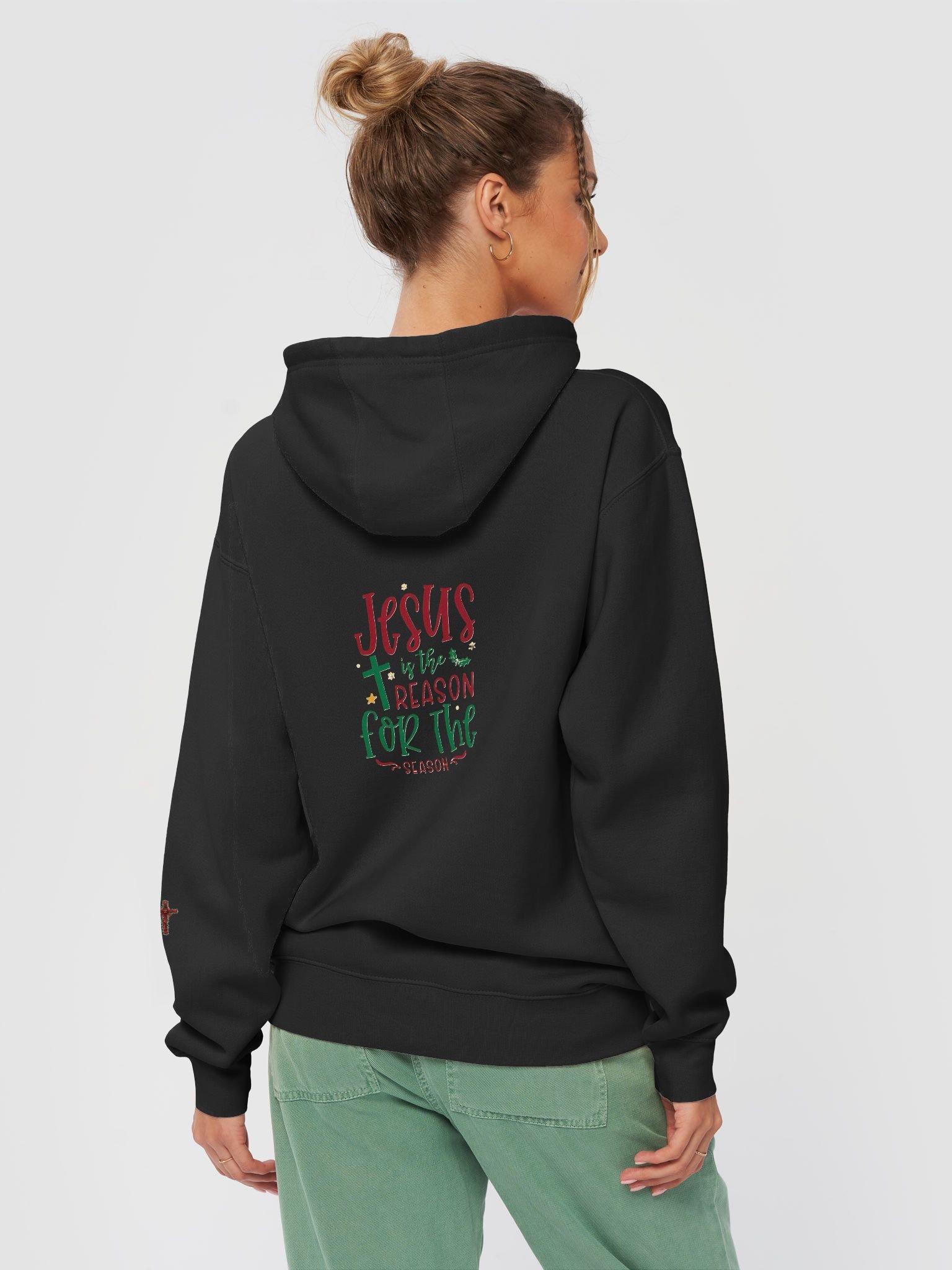 Christmas Cross Hoodie product image (20)