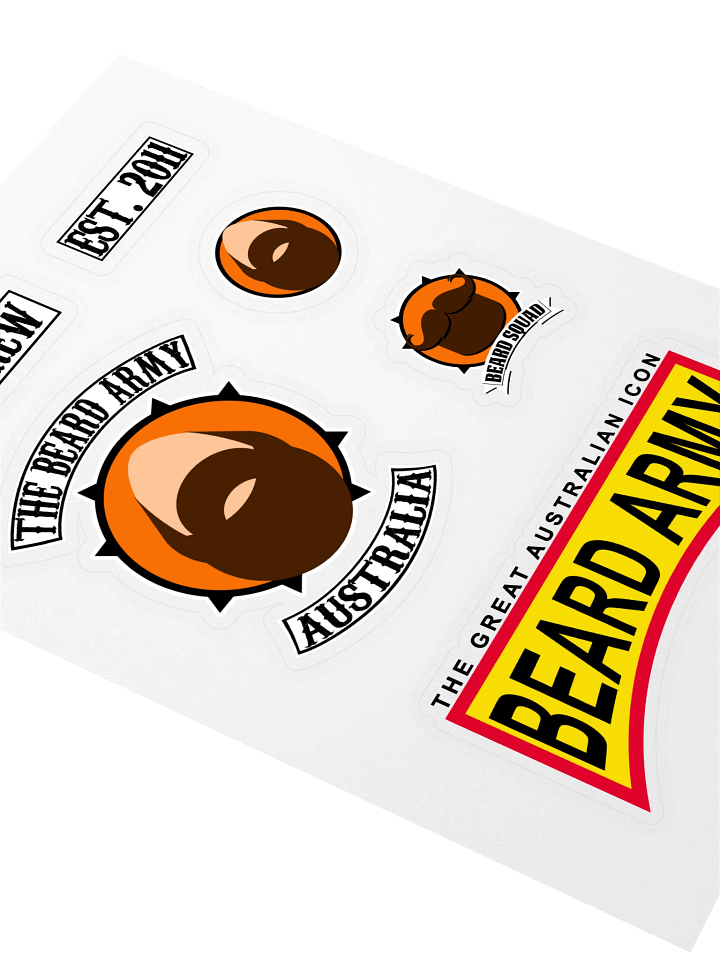 [Sticker Sheet] Beard Army product image (2)