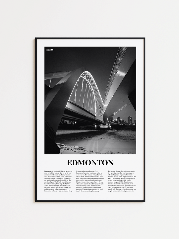 Edmonton 01 Newspaper Poster product image (11)