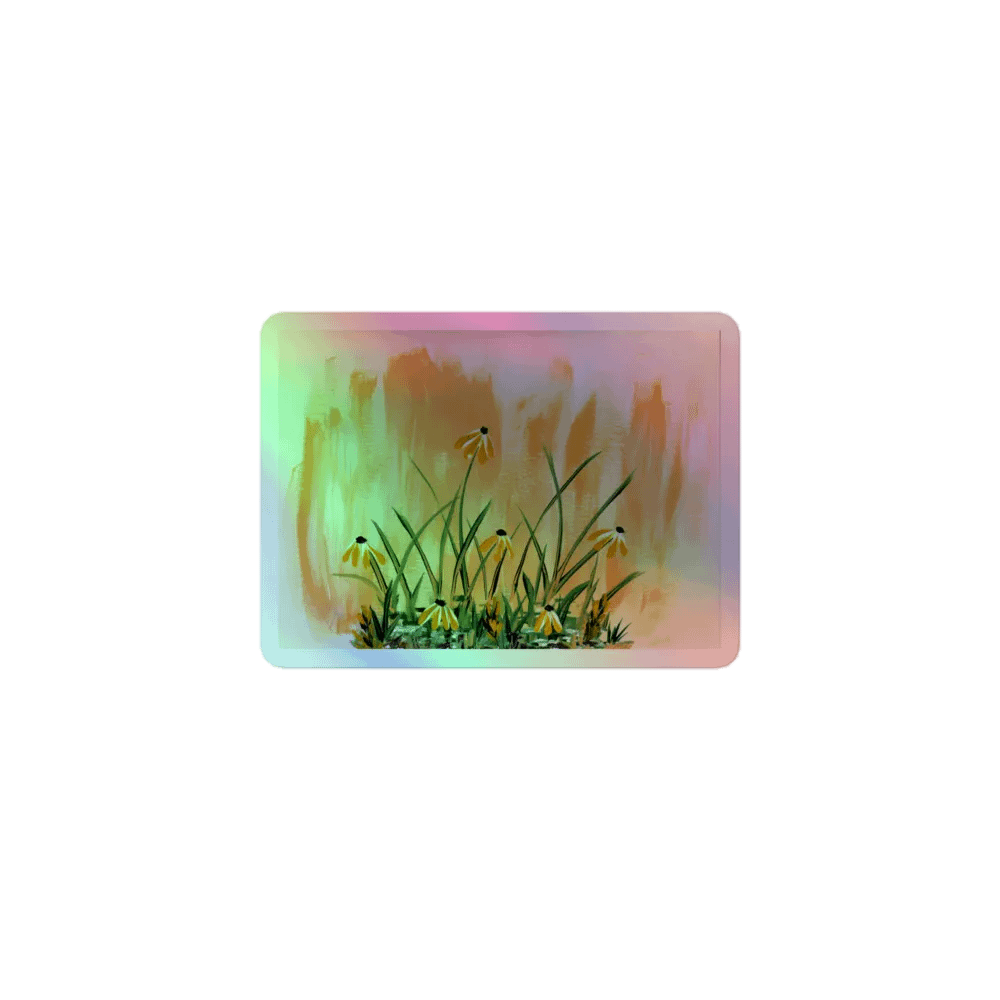 Holographic Flower Garden Sticker Set product image (1)
