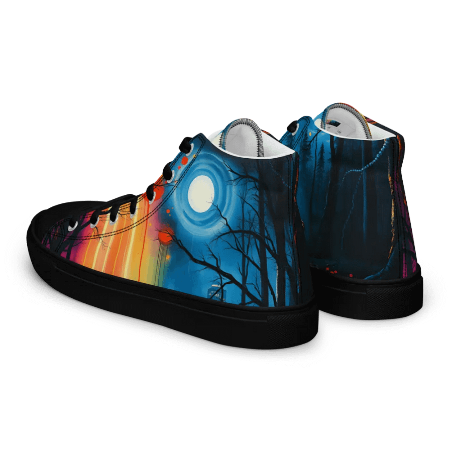 Moonlit Deer Men's High Tops product image (5)
