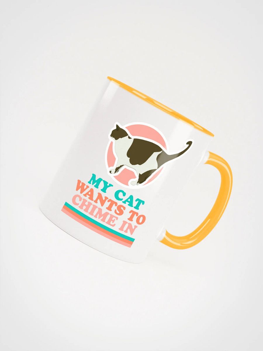 Cat Chime - Mug with Color Inside product image (4)