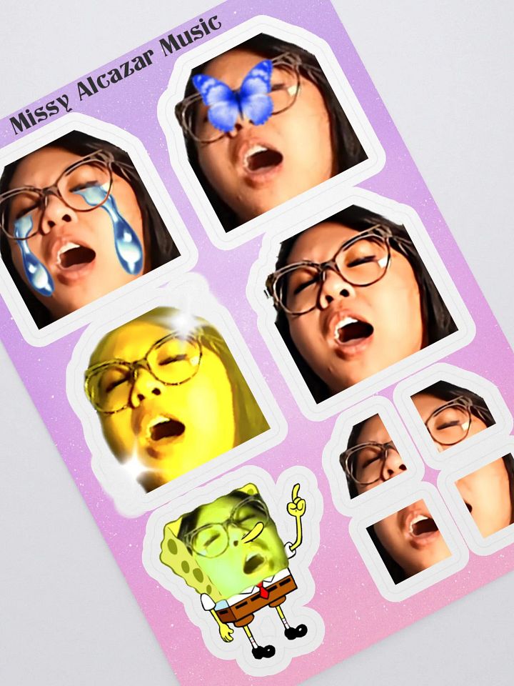 Gasm Club emote sticker sheet product image (1)