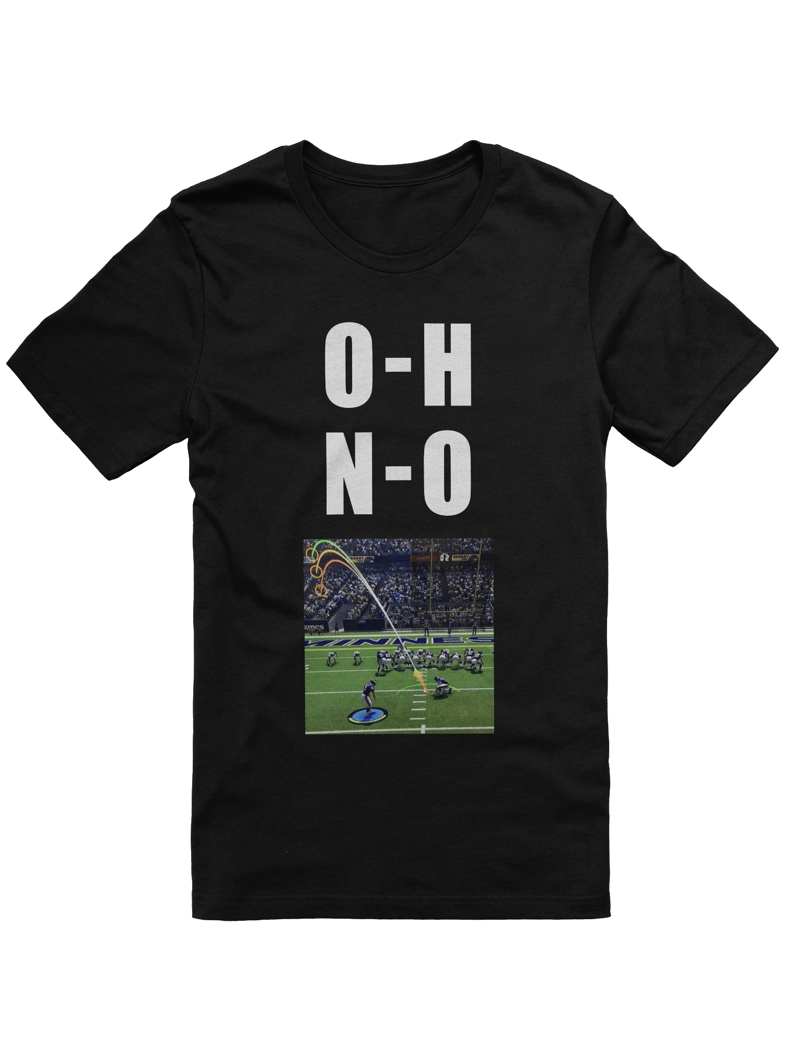 O-H N-O Supersoft T-Shirt With Rear Graphic product image (1)