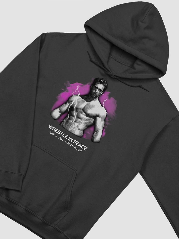 WRESTLE IN PEACE HOODIE (BLACK) product image (2)