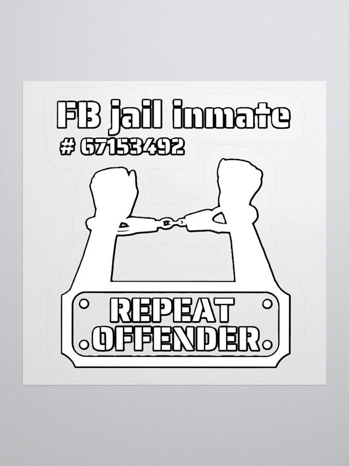 FB JAIL INMATE REPEAT OFFENDER product image (1)