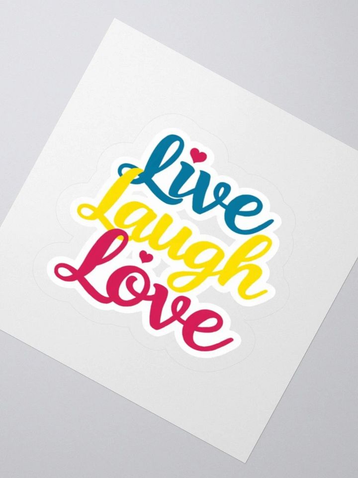 Live Laugh Love Sticker product image (2)