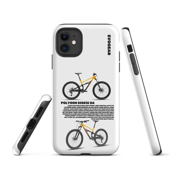 White Siskiu D6 iPhone Case product image (1)