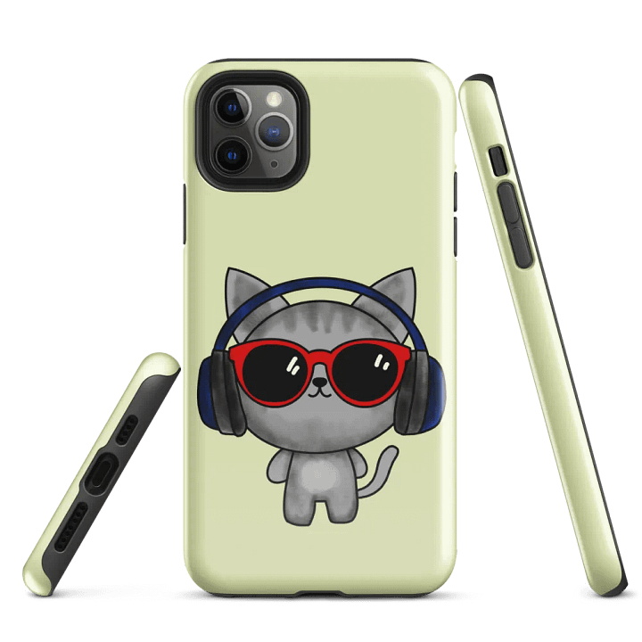 Kitty Vibes Tough iPhone Case product image (3)