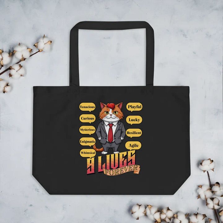 9 Lives Forever Persona Organic Tote product image (2)