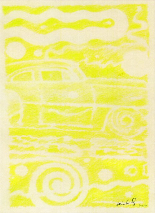 Custom Car (Yellow) 05.11.91 print product image (1)