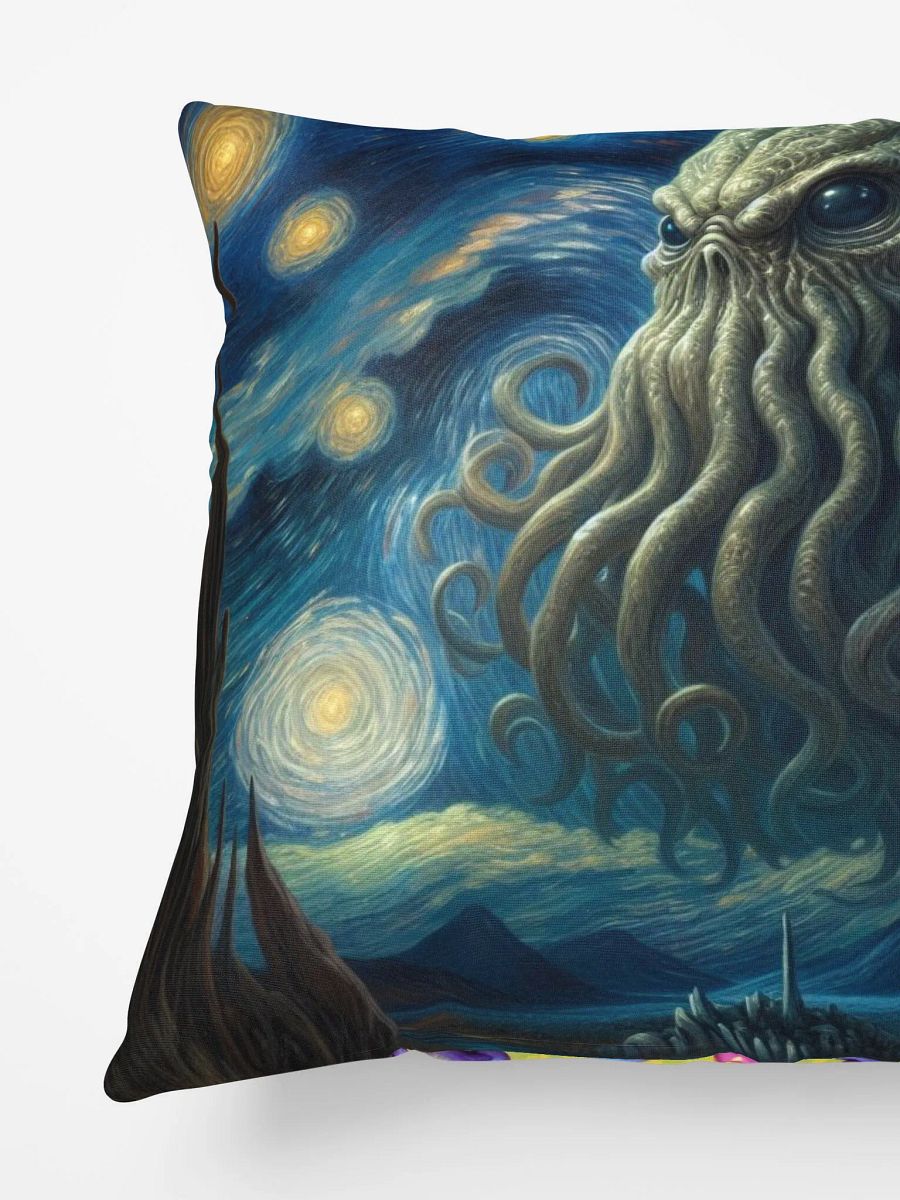 Starry Nights with the Cthulhus Pillow product image (5)