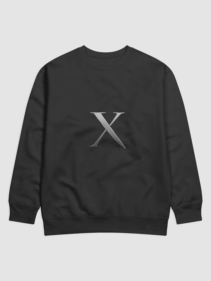 Reflective Metal Letter X Premium Sweatshirt product image (1)
