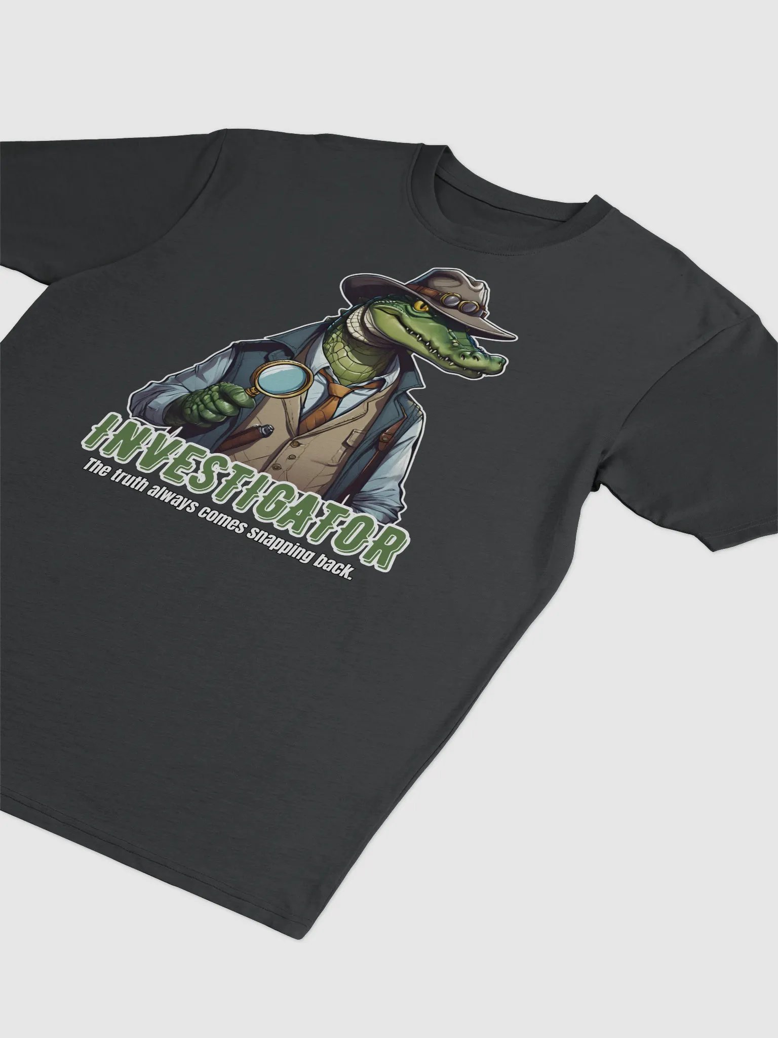 Funny Alligator Investigator Crime Solver T-shirt product image (3)