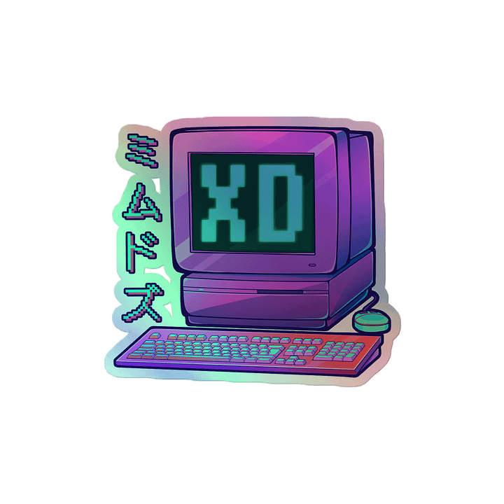 Holographic Memedows XD Sticker product image (2)