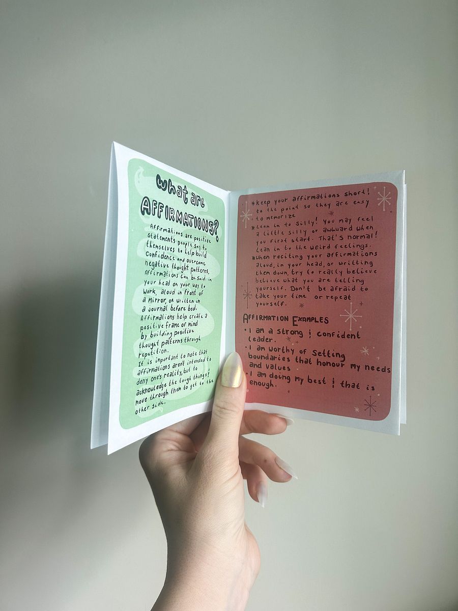 Life is Tough (But So Am I) | Affirmations for when everything feels fucked Zine product image (3)