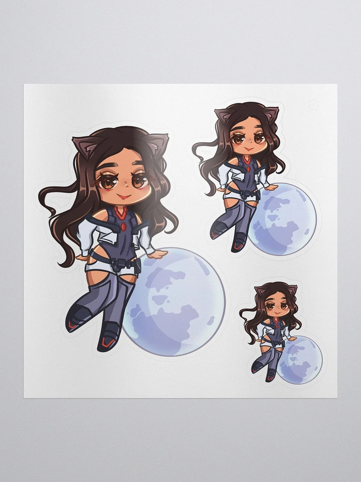 Lunar Waifu Stickers product image (1)