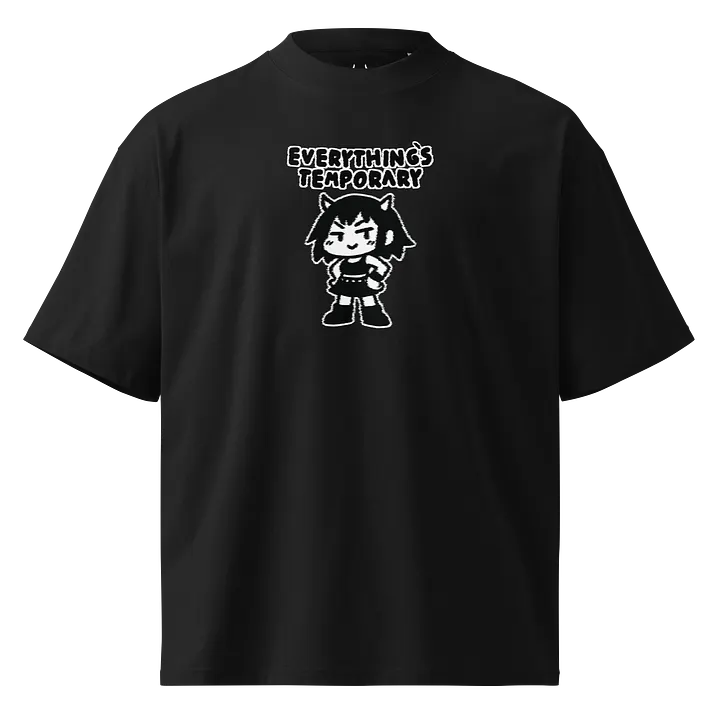 Demi Teen Oversized Shirt blk product image (1)