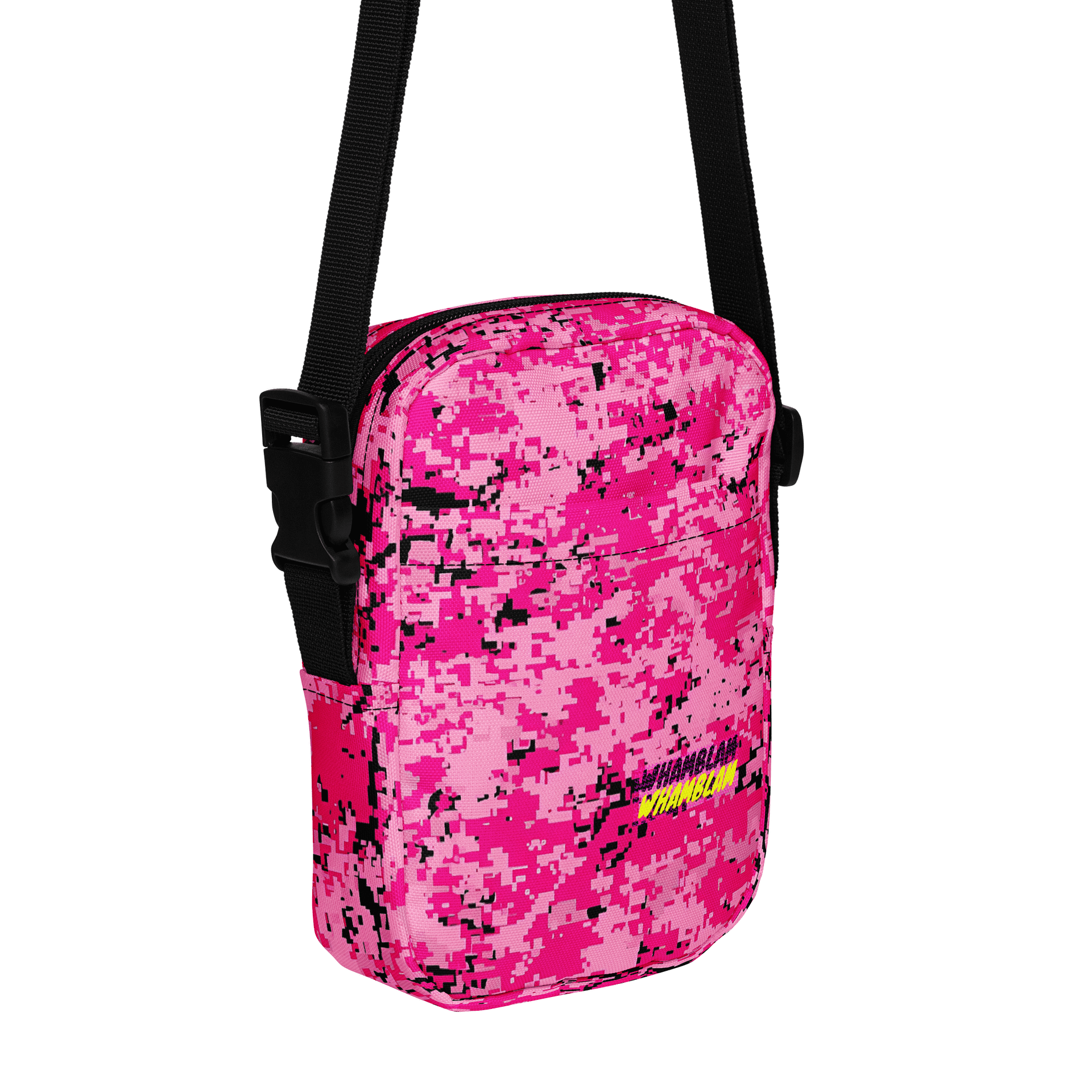 Pink Pixel Camo Crossbody Bag product image (1)