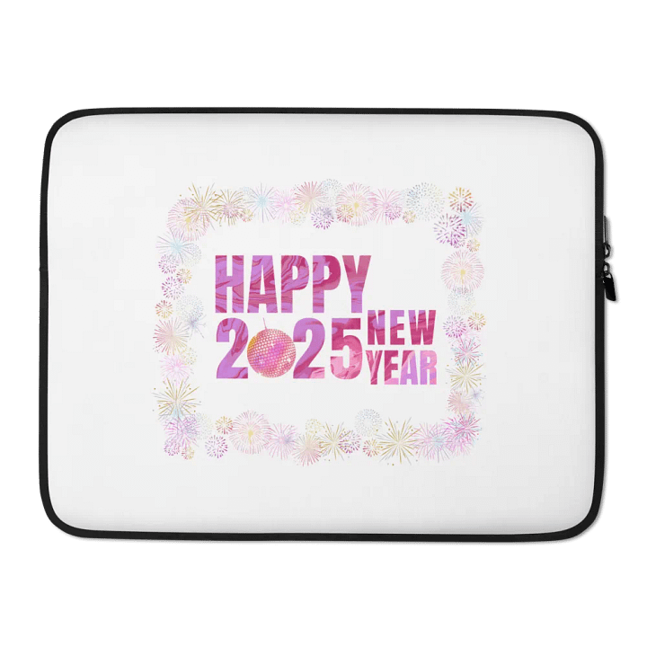 Happy New Year 2025 Laptop Sleeve product image (2)